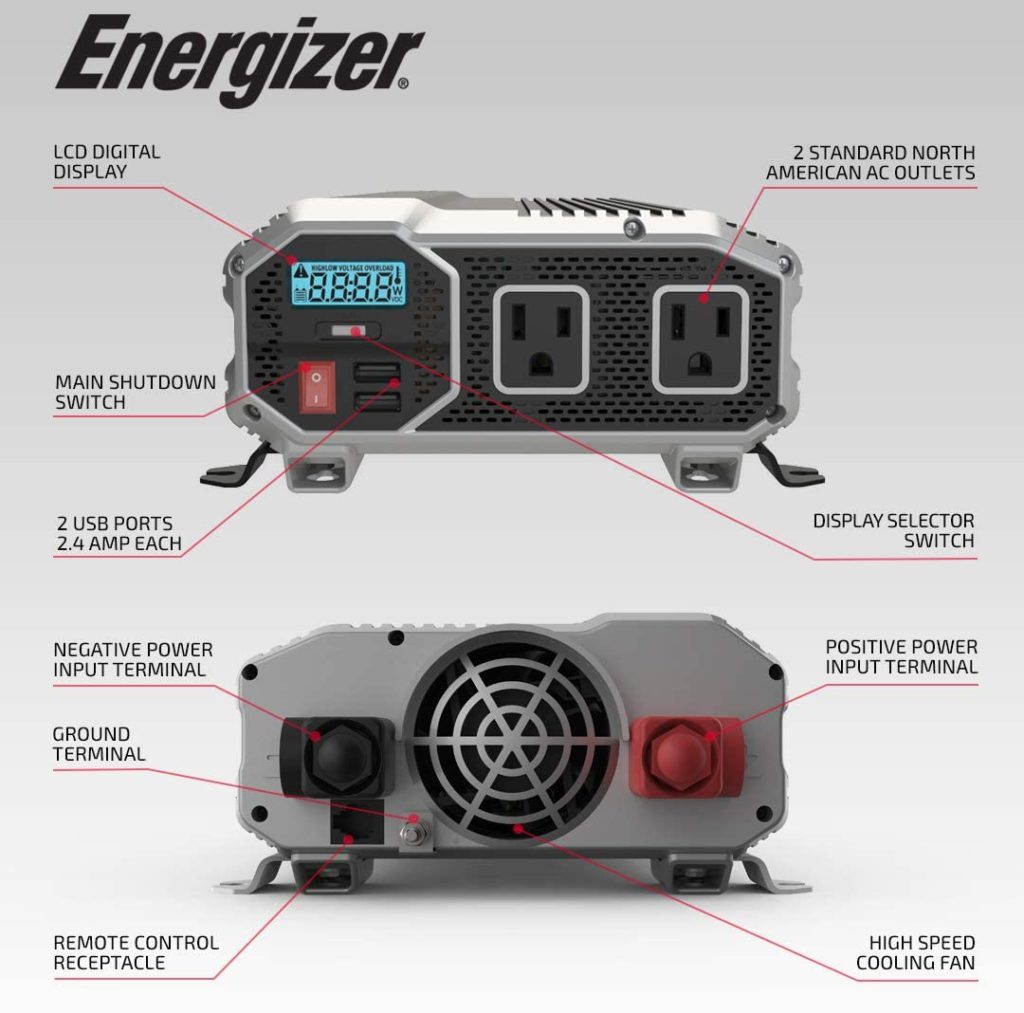 Energizer 2000 Watt Power Inverter