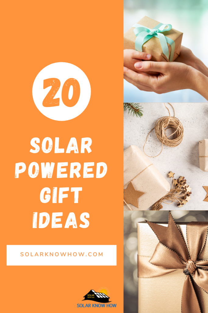 These are some cool Solar Powered gift ideas! They will come in handy