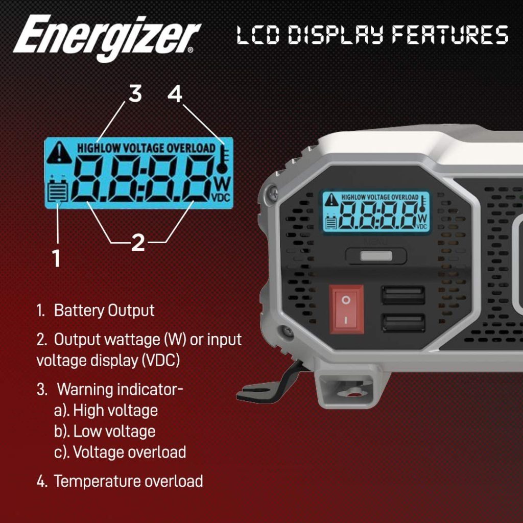 Energizer 2000 Watt Power Inverter